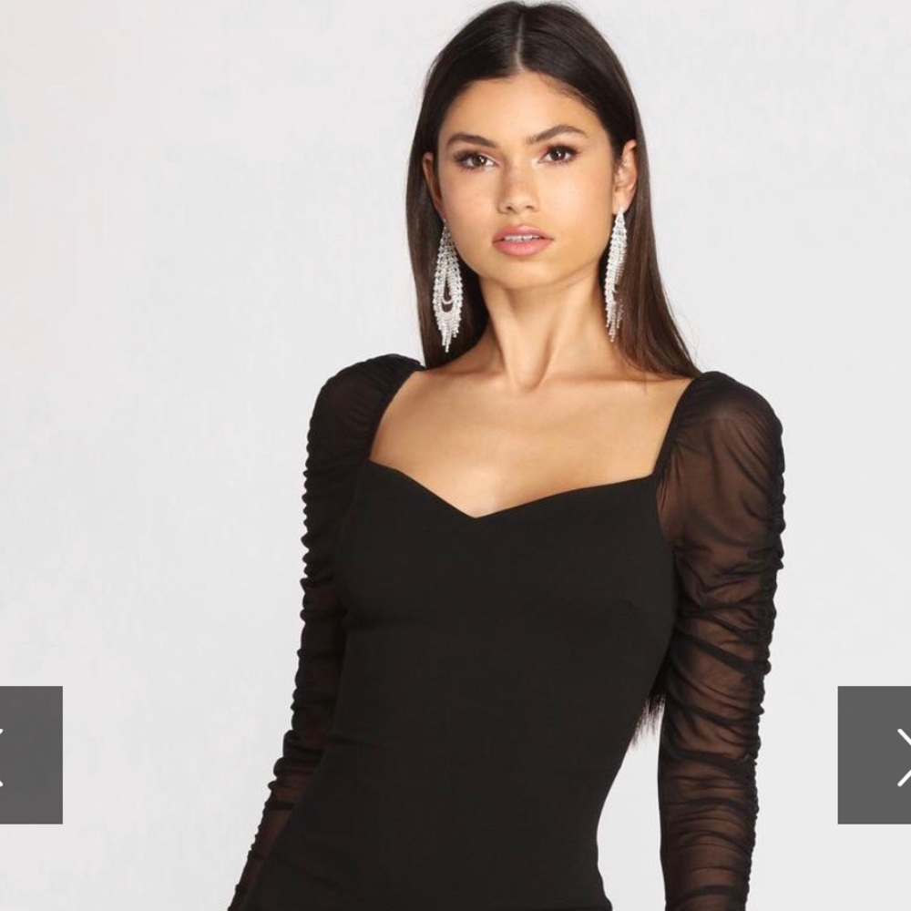 Windsor Black Short Dress